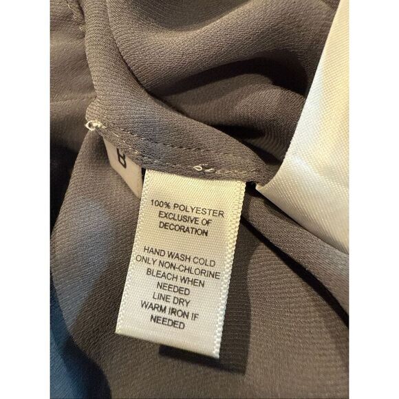 LOFT grey blouse with sequin details-sp - Picture 6 of 7